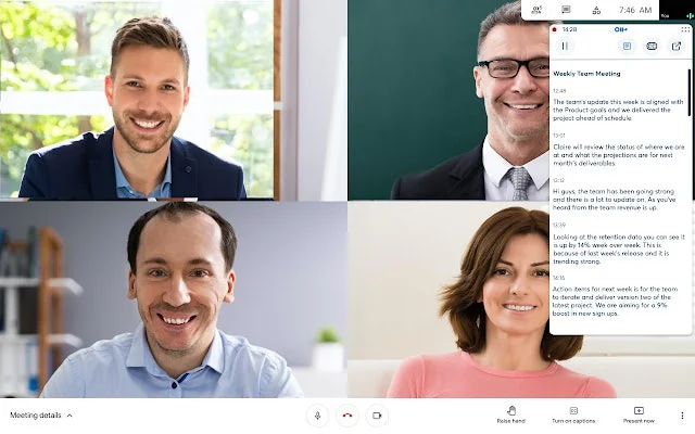 Otter.ai for Google Meet screenshot 3 of 4