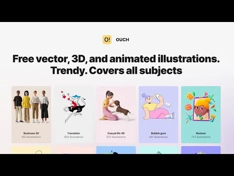 Ouch! Illustrations screenshot 1 of 6