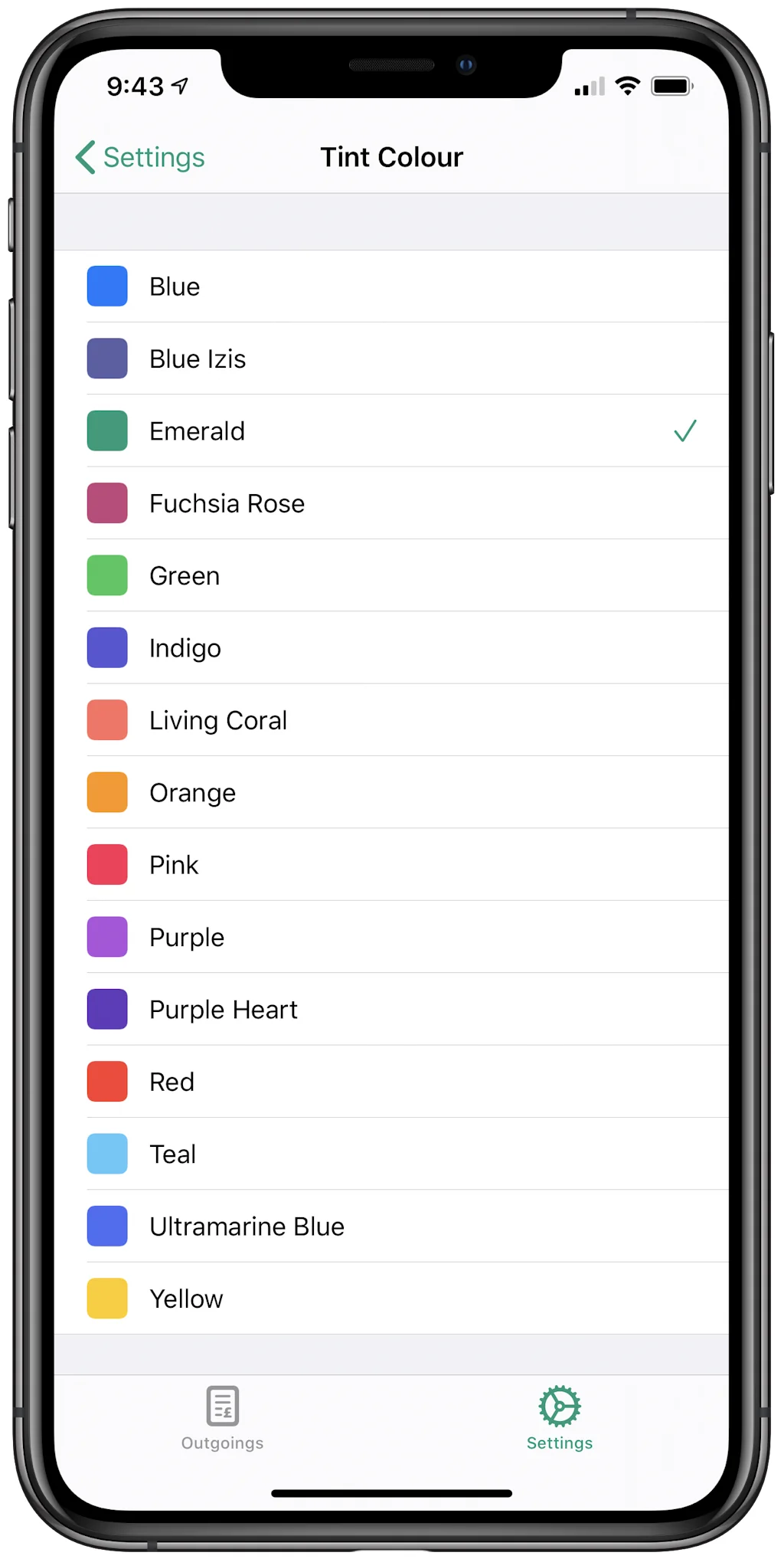Outgoings screenshot 9 of 10