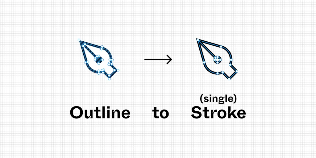 Outline to Single Stroke screenshot 1 of 2