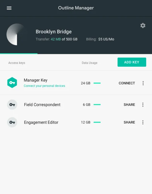 Outline VPN screenshot 2 of 4