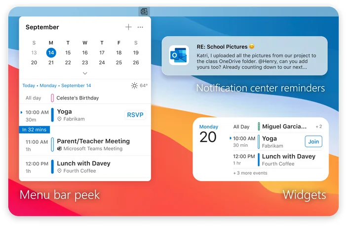 Outlook for Mac screenshot 2 of 7