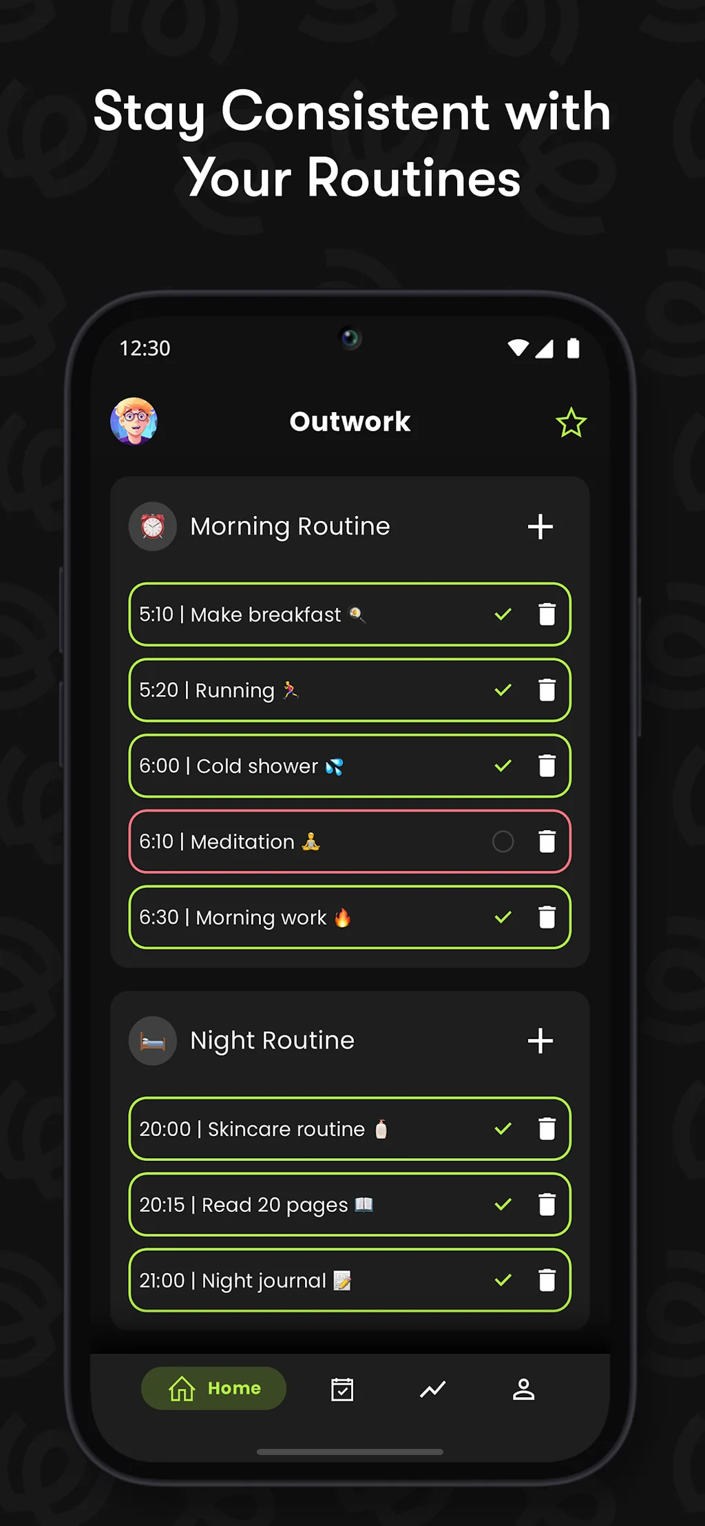Outwork: Self-Improvement screenshot 7 of 8