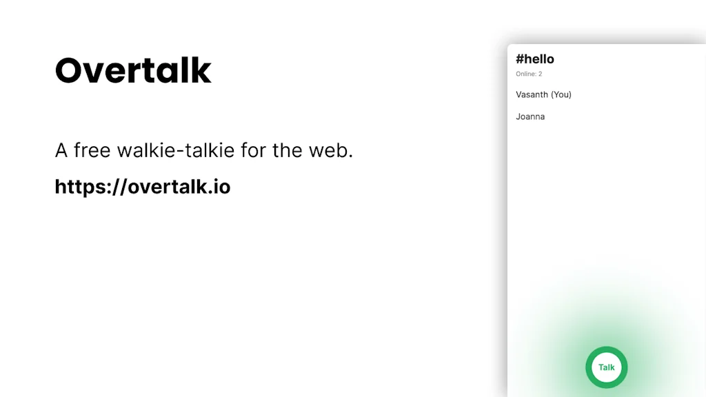 Overtalk screenshot 1 of 4