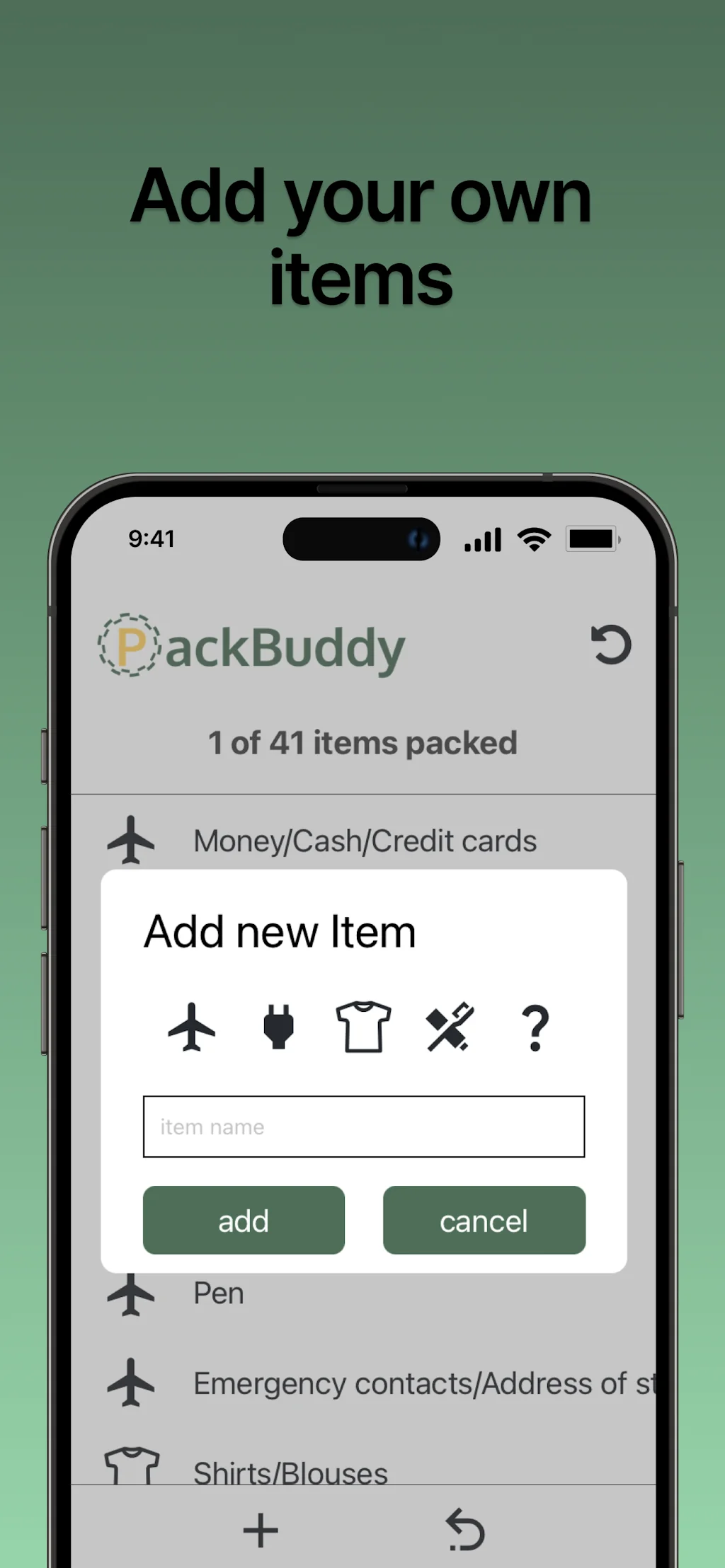 PackBuddy screenshot 5 of 6