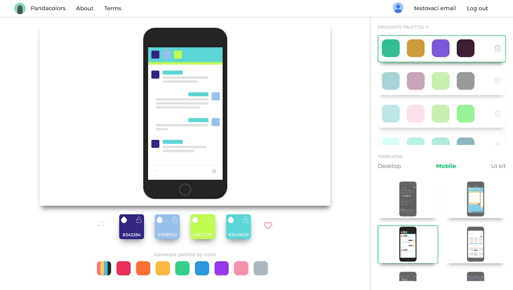 Pandacolors screenshot 2 of 3
