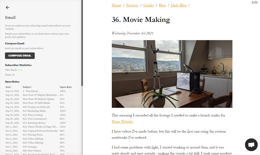Paper Website screenshot 11 of 11