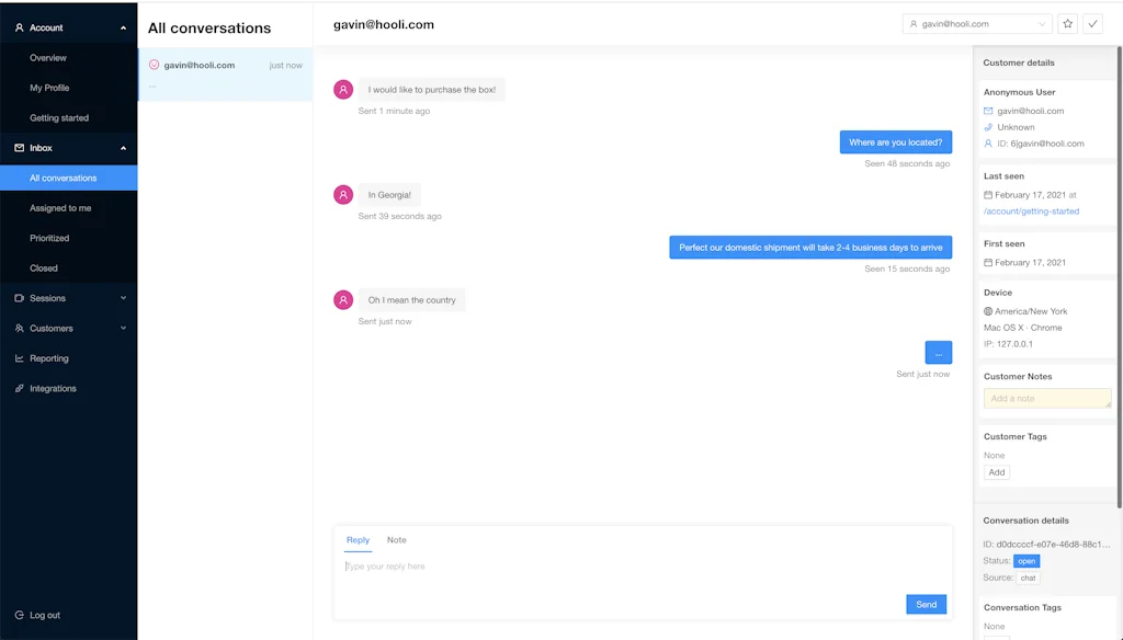 Papercups screenshot 2 of 4