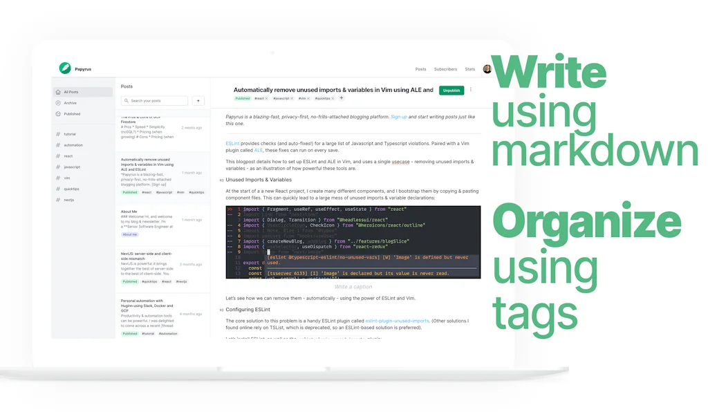 Papyrus screenshot 2 of 4