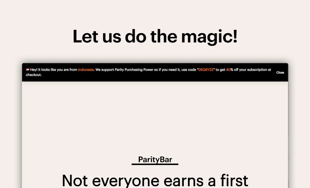 Parity Bar screenshot 4 of 4