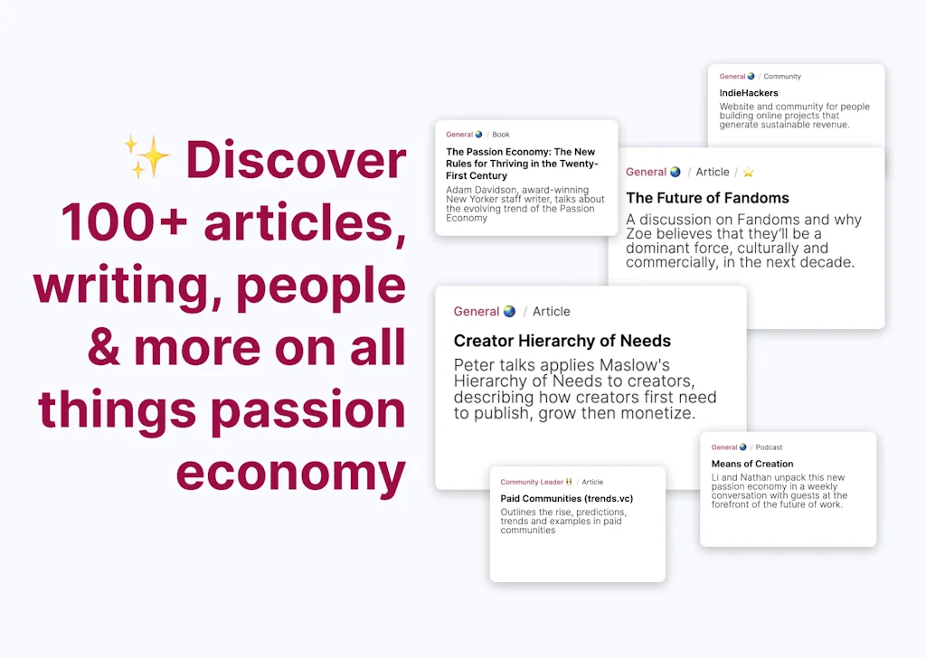 Passion Economy Stack screenshot 2 of 5