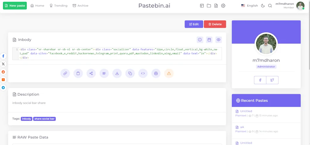 Pastebin.ai screenshot 3 of 4