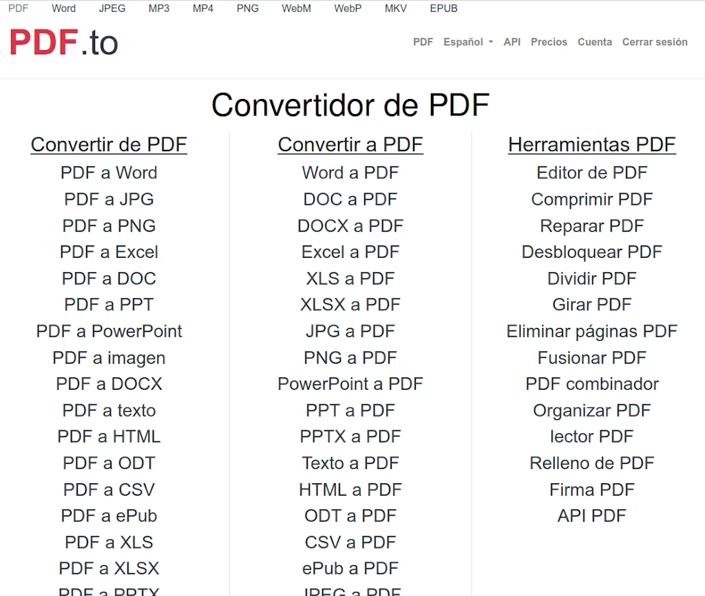 PDF.to screenshot 1 of 2