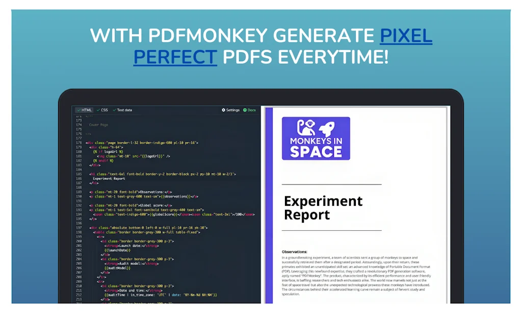 PDFMonkey screenshot 2 of 5