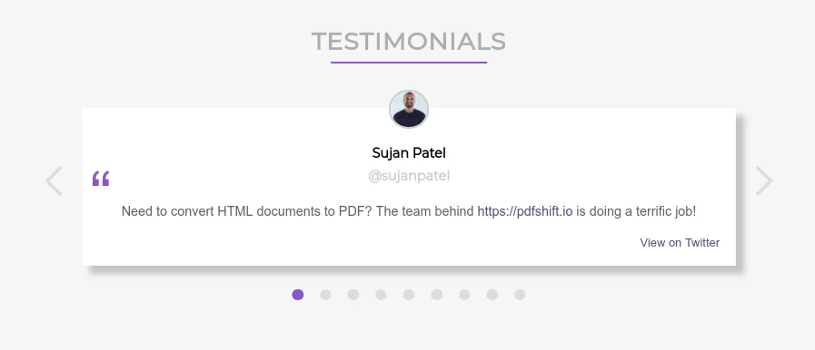 PDFShift screenshot 2 of 5