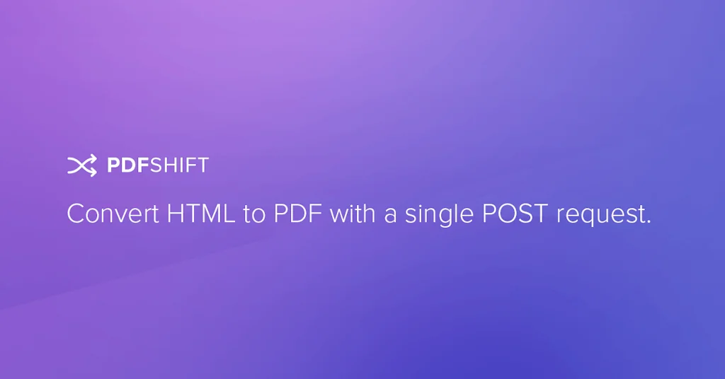 PDFShift screenshot 5 of 5