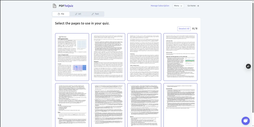 PDFToQuiz screenshot 2 of 5