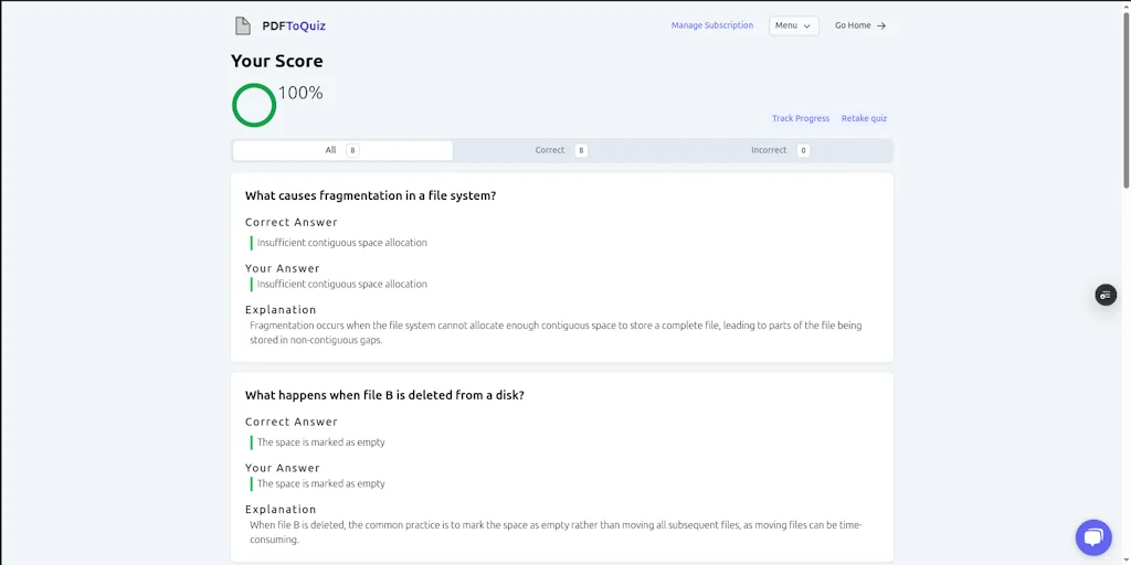PDFToQuiz screenshot 4 of 5