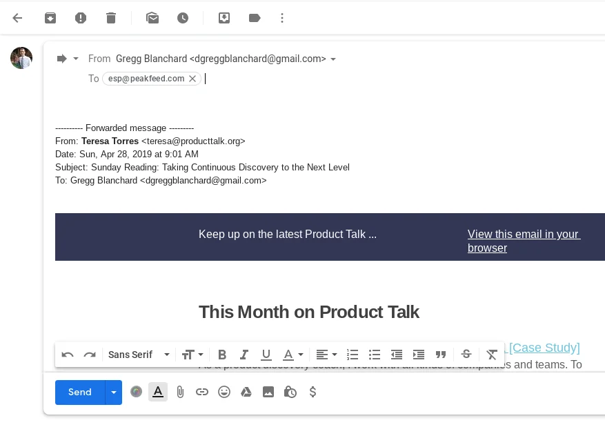PeakFeed screenshot 2 of 3