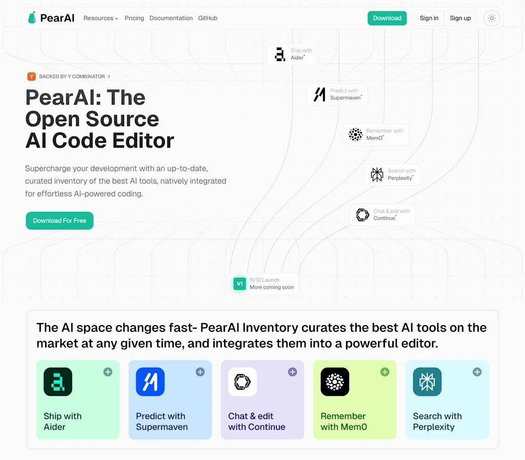 PearAI screenshot 1 of 6