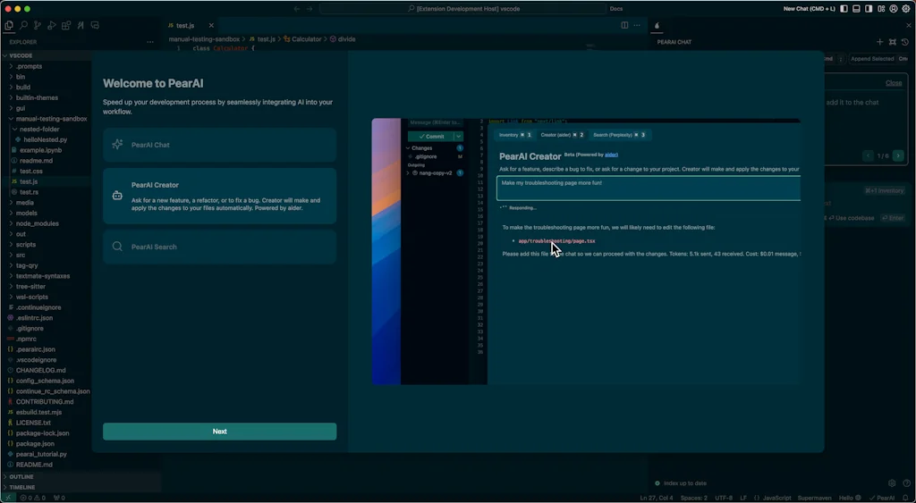 PearAI screenshot 5 of 6