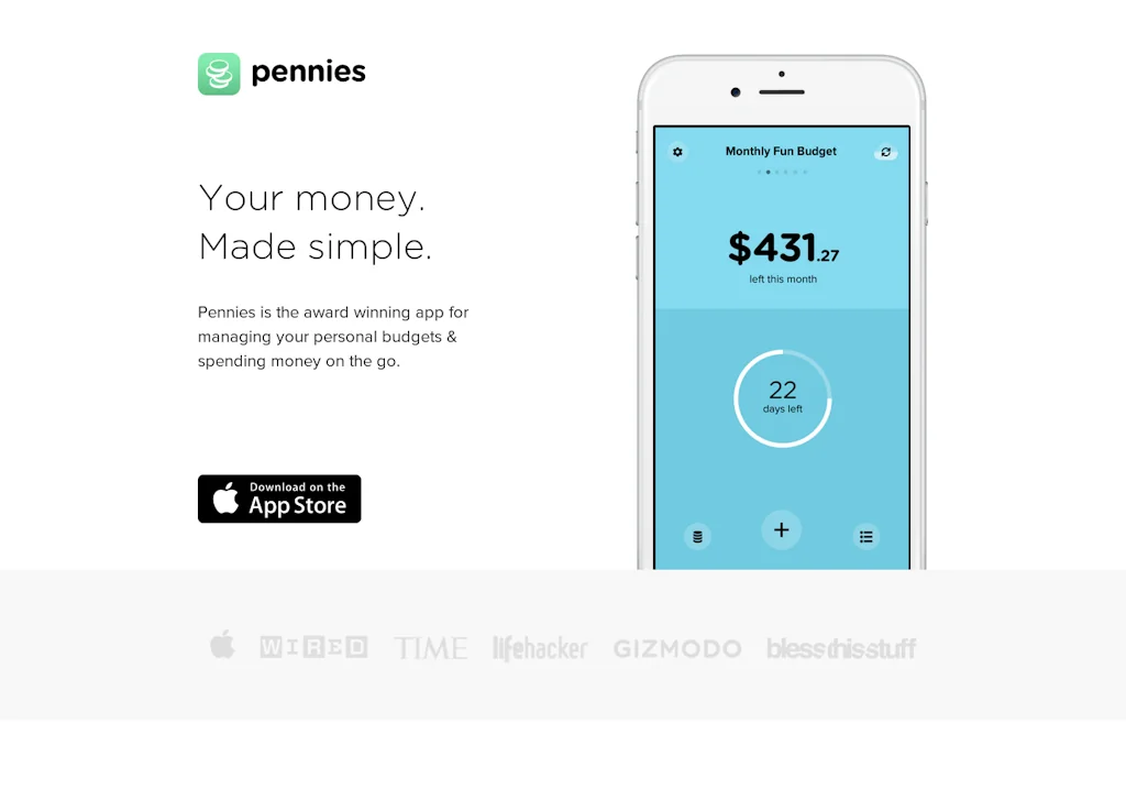 Pennies for iPhone logo