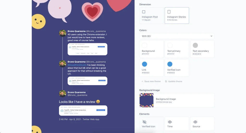 Perfect Twitter Screenshots - TweetPik screenshot 4 of 4