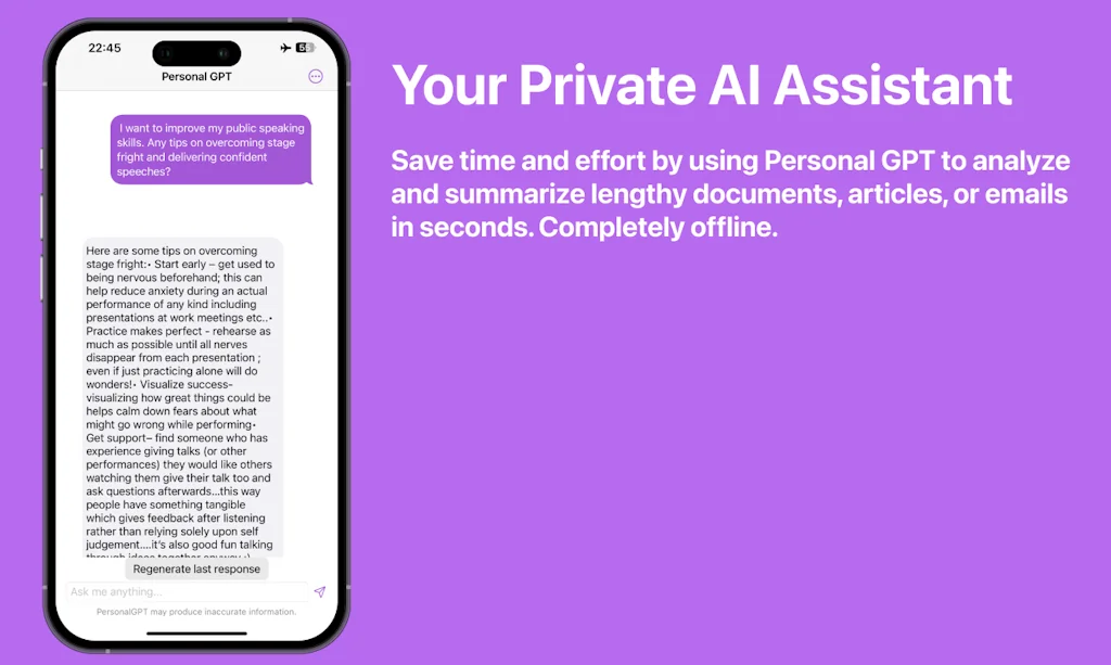 Private LLM screenshot 3 of 5