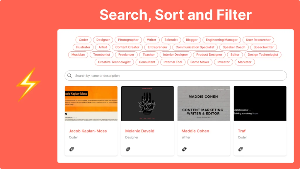 Personal Websites screenshot 1 of 3