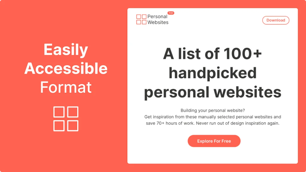 Personal Websites screenshot 2 of 3
