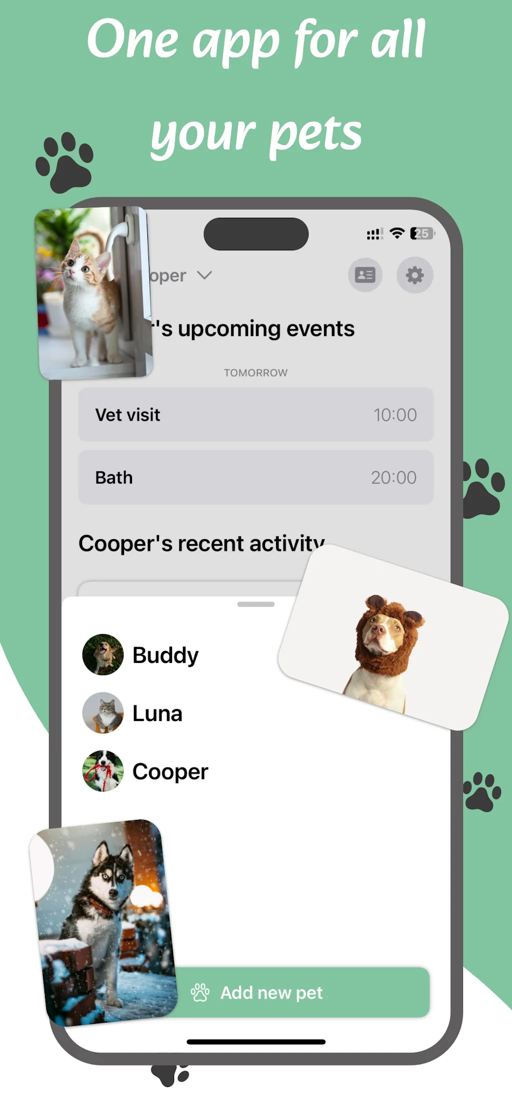 Pet App screenshot 1 of 6