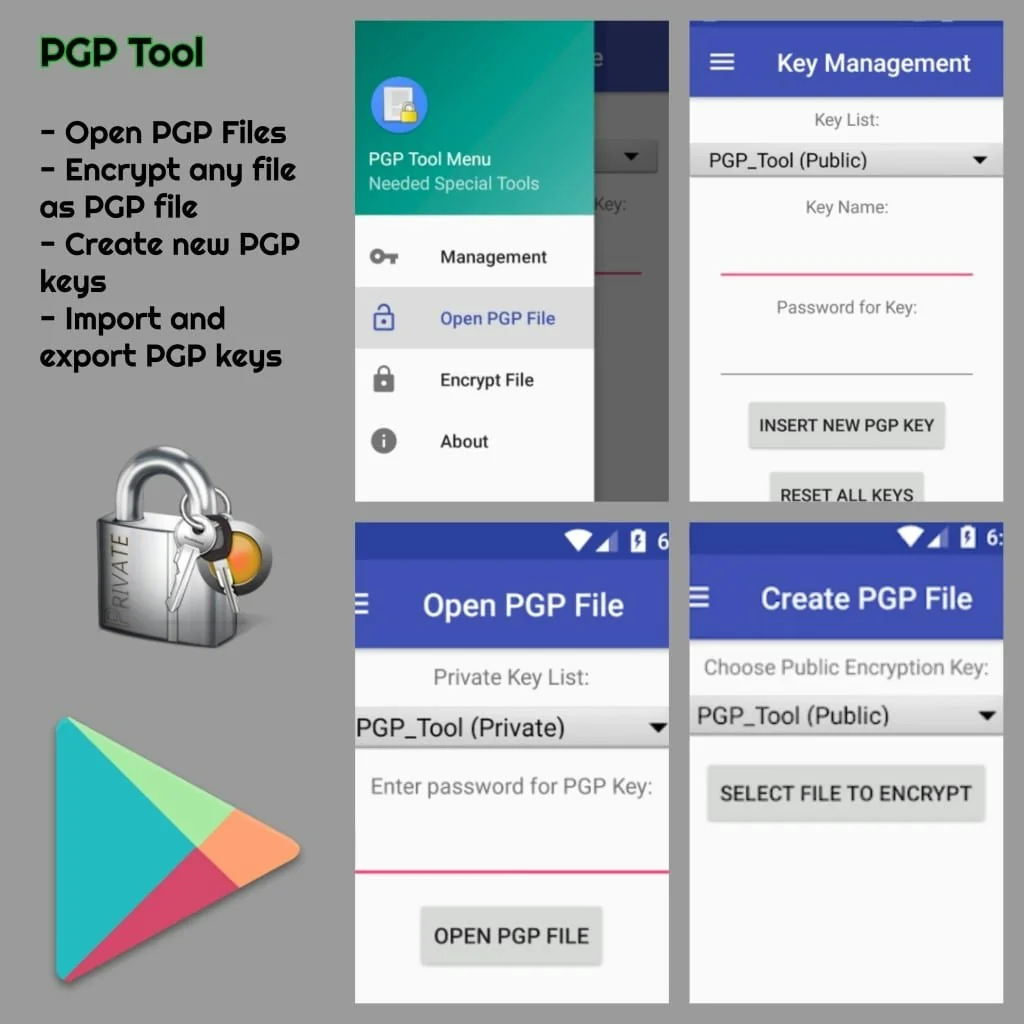PGP Tool screenshot 1 of 3