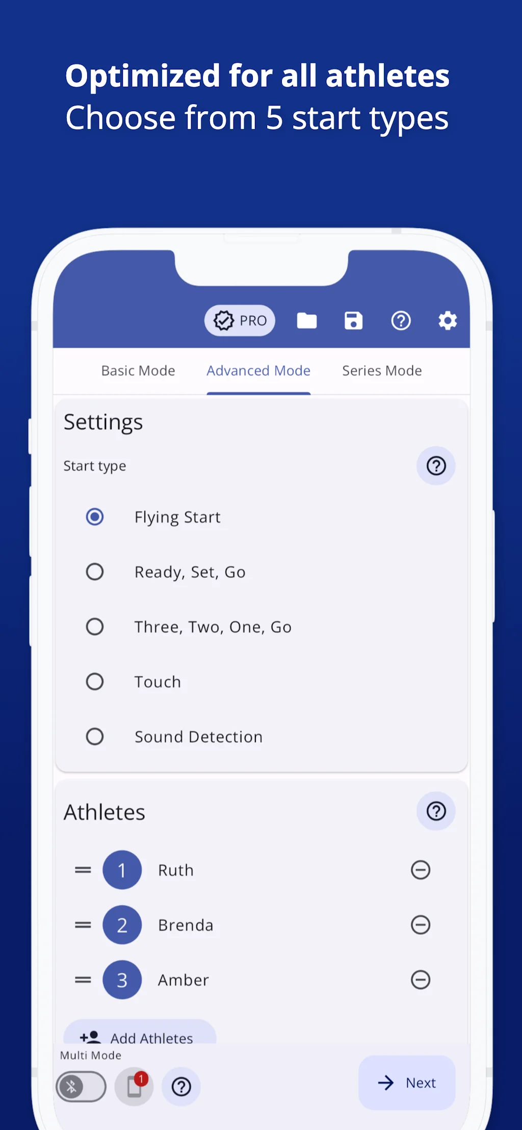 Photo Finish: Sprint Timing App screenshot 4 of 7