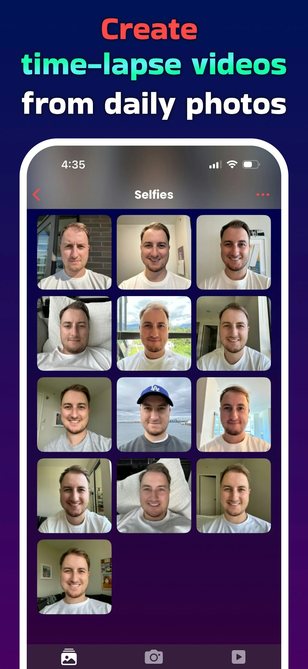 PhotoJourney - Time-lapse Video Creator screenshot 1 of 10