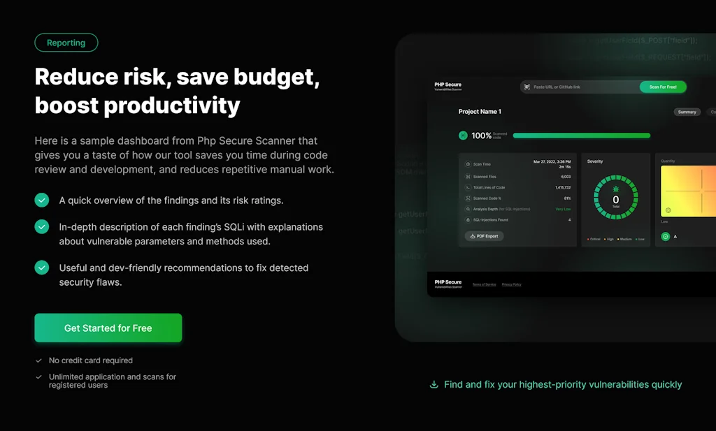 PHP Secure screenshot 2 of 3