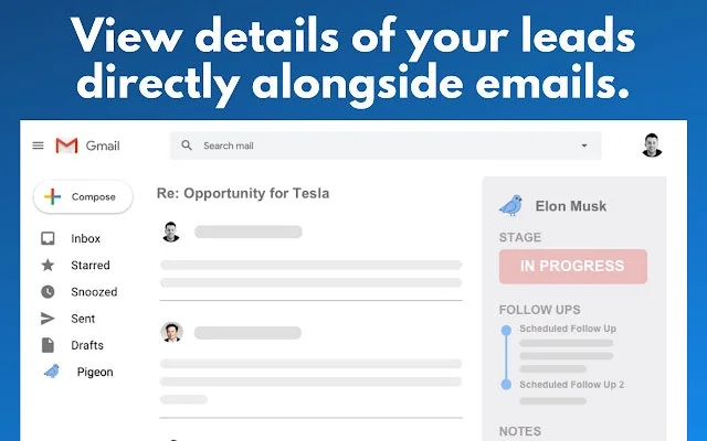 Pigeon for Gmail screenshot 1 of 4