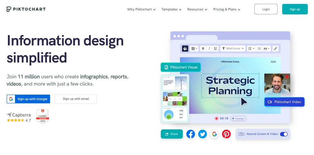 Piktochart screenshot 1 of 3