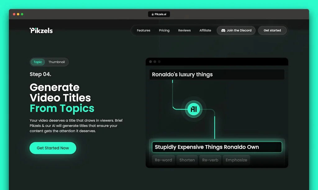 Pikzels AI screenshot 7 of 7
