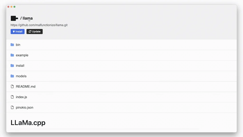 Pinokio screenshot 5 of 7