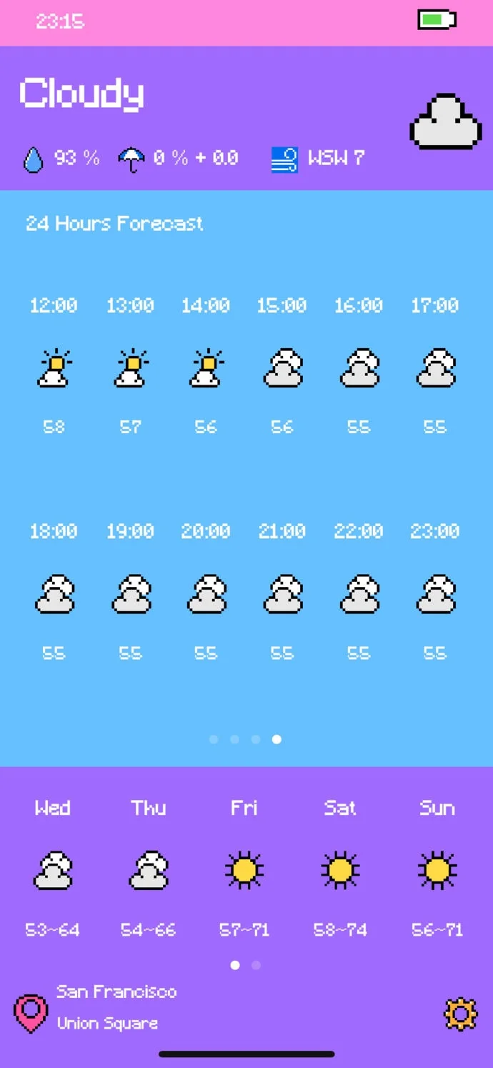 Pixel Weather screenshot 4 of 8