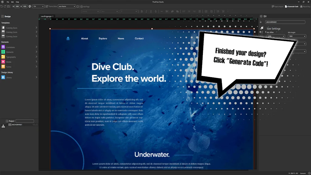 PixelFree Studio screenshot 3 of 7