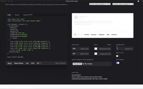 Placeholder Loader Creator screenshot 2 of 3