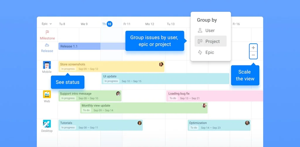 Planyway for Jira 2.0 screenshot 2 of 4