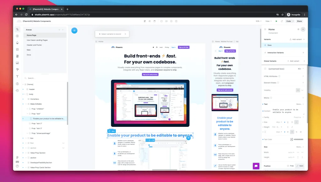 Plasmic screenshot 3 of 3