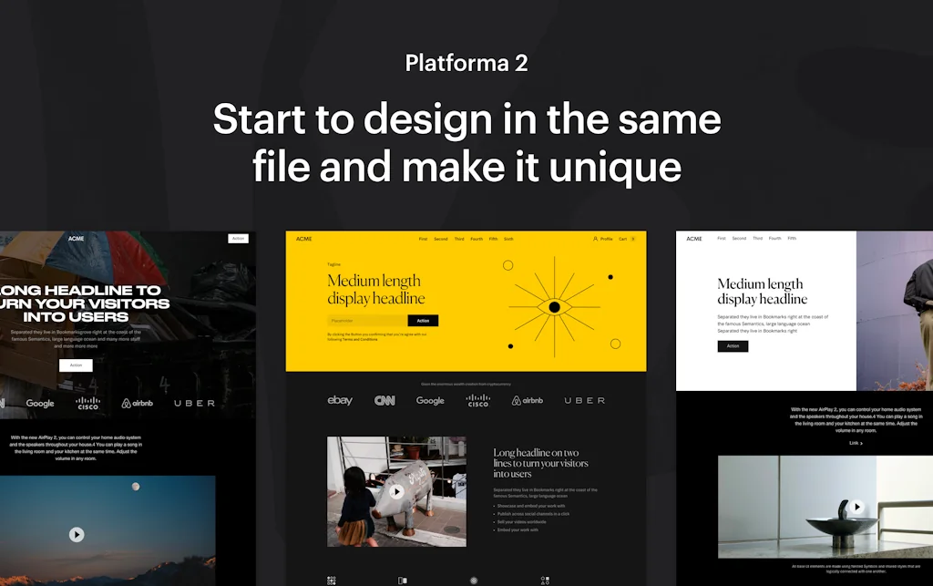 Platforma Wireframe Kit screenshot 6 of 6