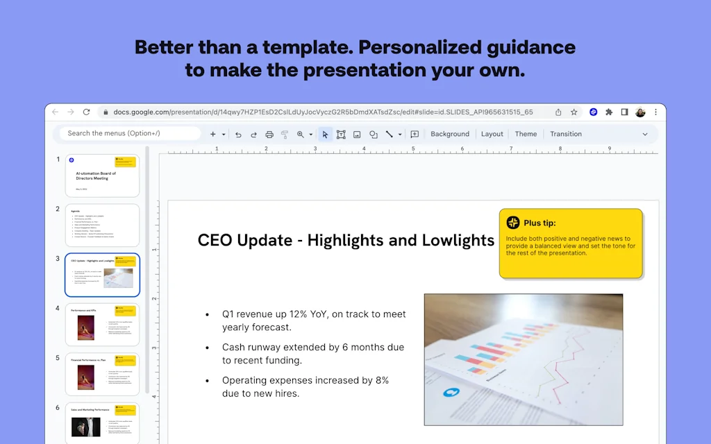 Plus AI for Google Slides screenshot 4 of 6