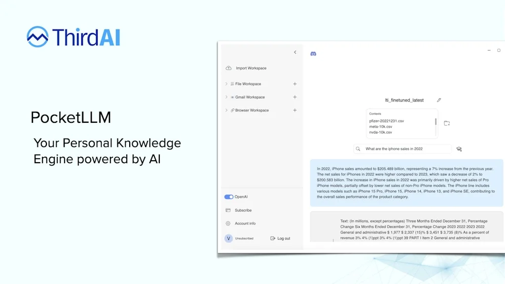 Pocket LLM screenshot 3 of 7