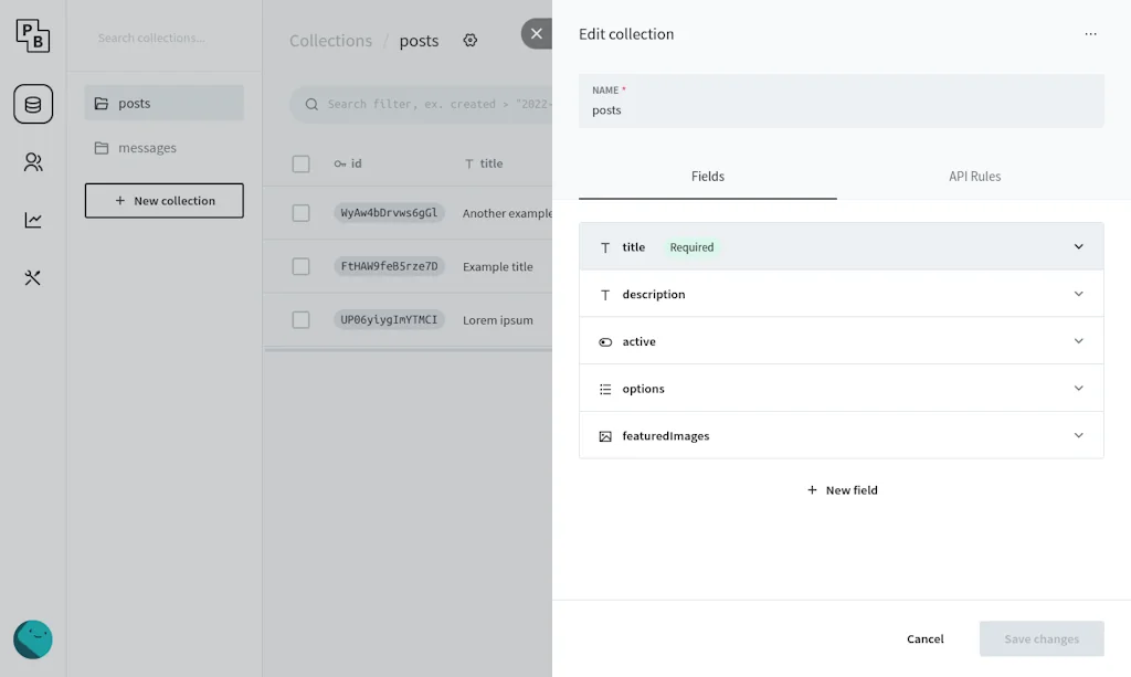 PocketBase screenshot 3 of 6