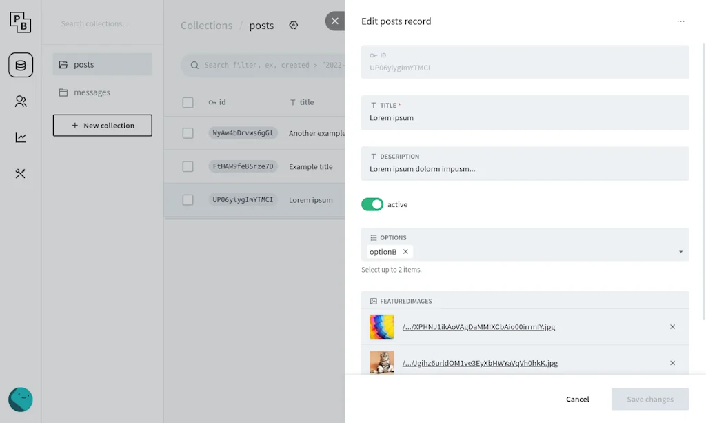 PocketBase screenshot 4 of 6