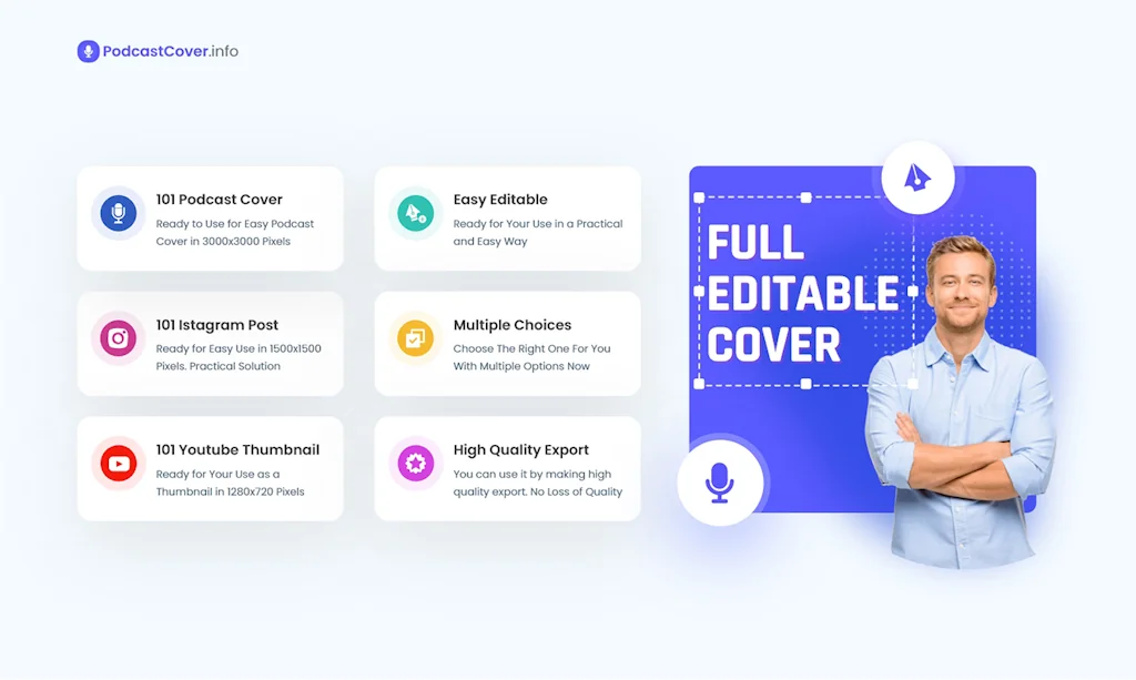 Podcast Cover Template screenshot 5 of 6